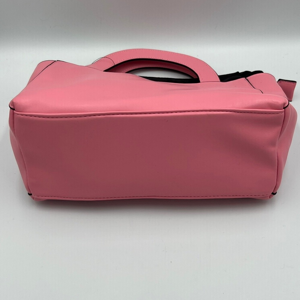 Who What Wear Satchel Handbag Womens OS Chateau Rose Pink Brand New Modern Chic - Picture 4 of 9